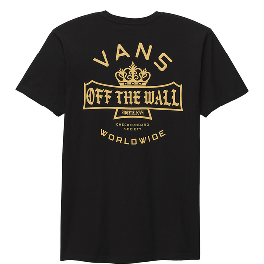 Vans Checkerboard Society T-Shirt - Black