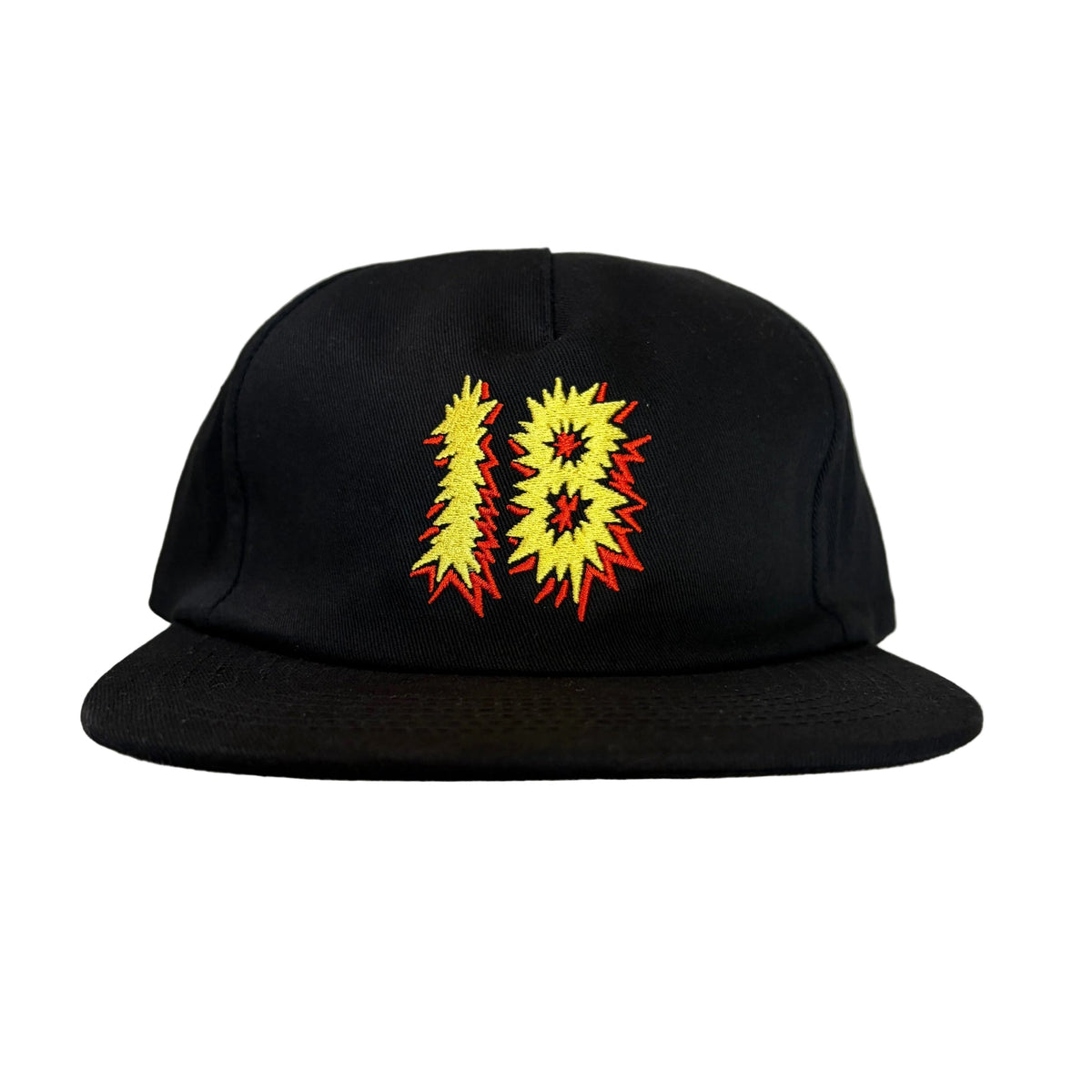 Anti Hero 18 Snapback - Black/Yellow/Red