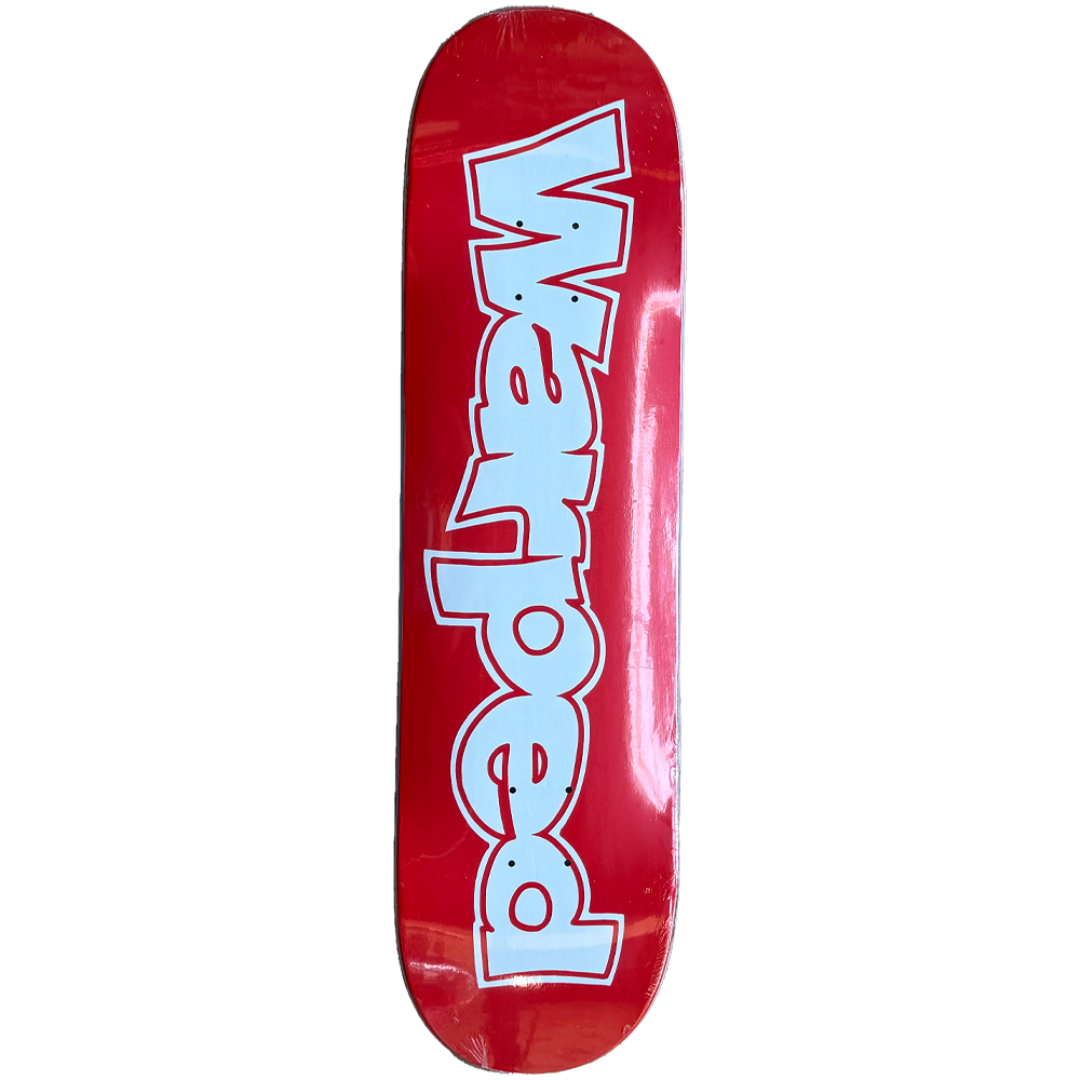 Warped Logo Deck 8.38 - Red