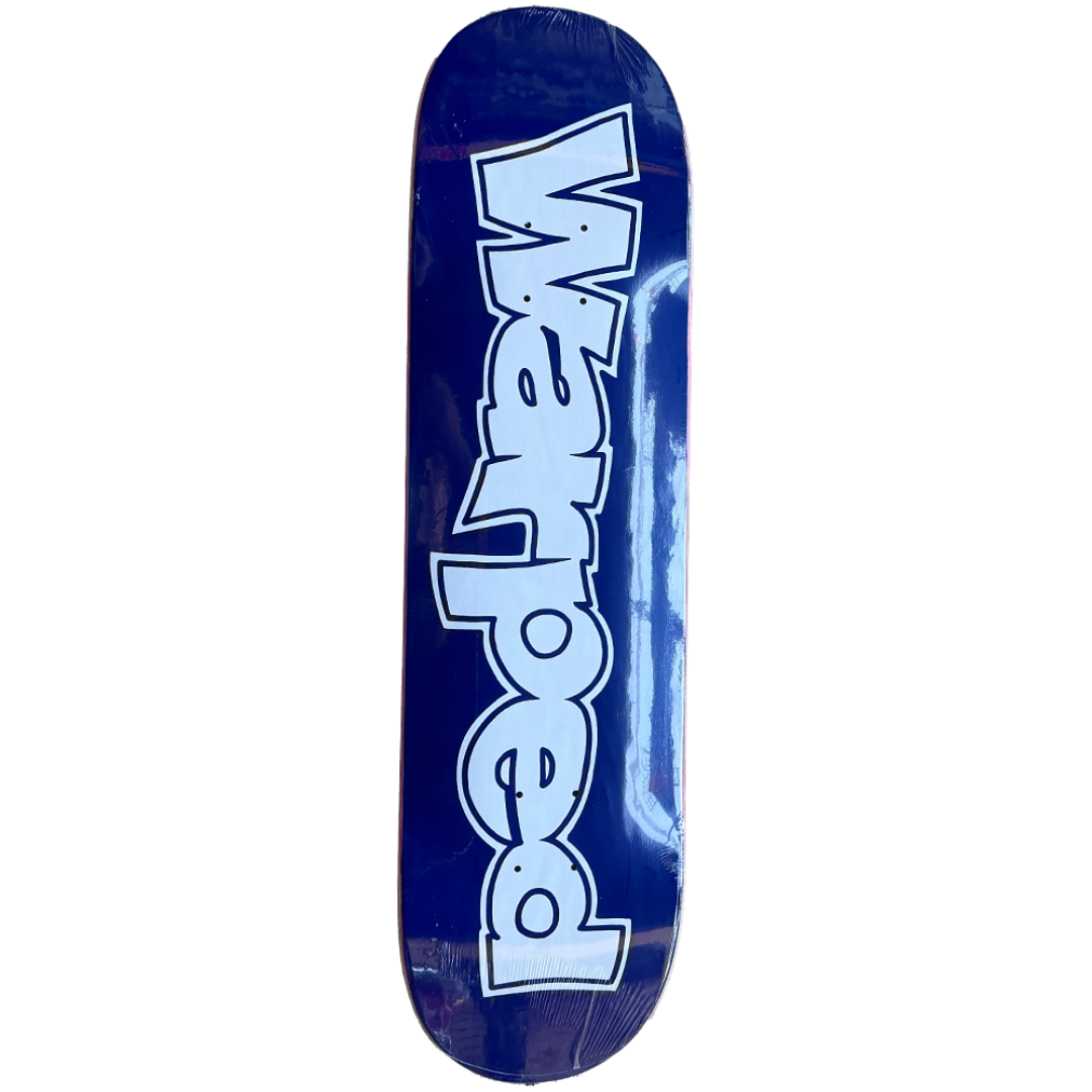 Warped Logo Deck 8.75 - Blue