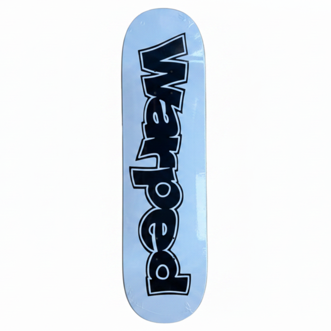 Warped Logo Deck 8.25 - White