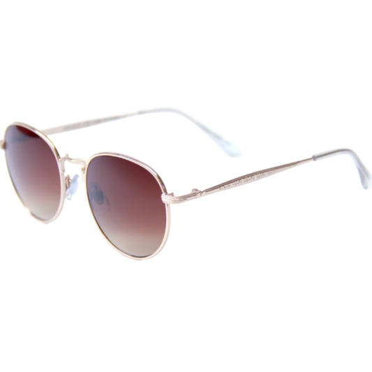 Happy Hour Holidaze Hawk Sunglasses - Gold/Amber
