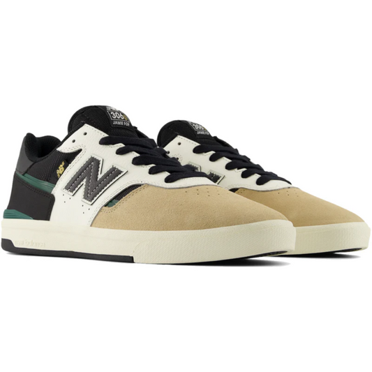 New Balance Numeric 306 Jamie Foy Cup Shoes - Beige/Black