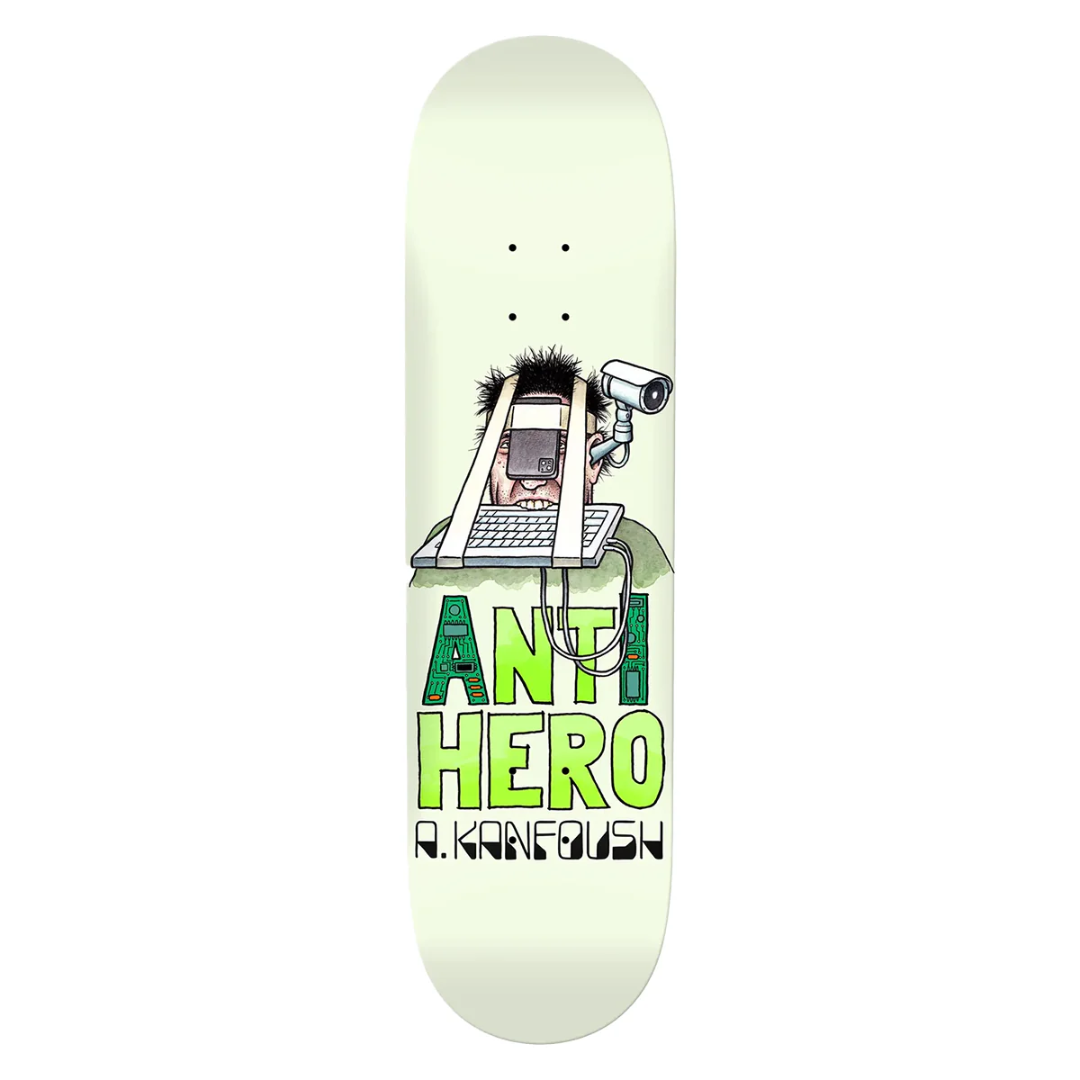Anti Hero Kanfoush Intelligence Skate Deck 8.4