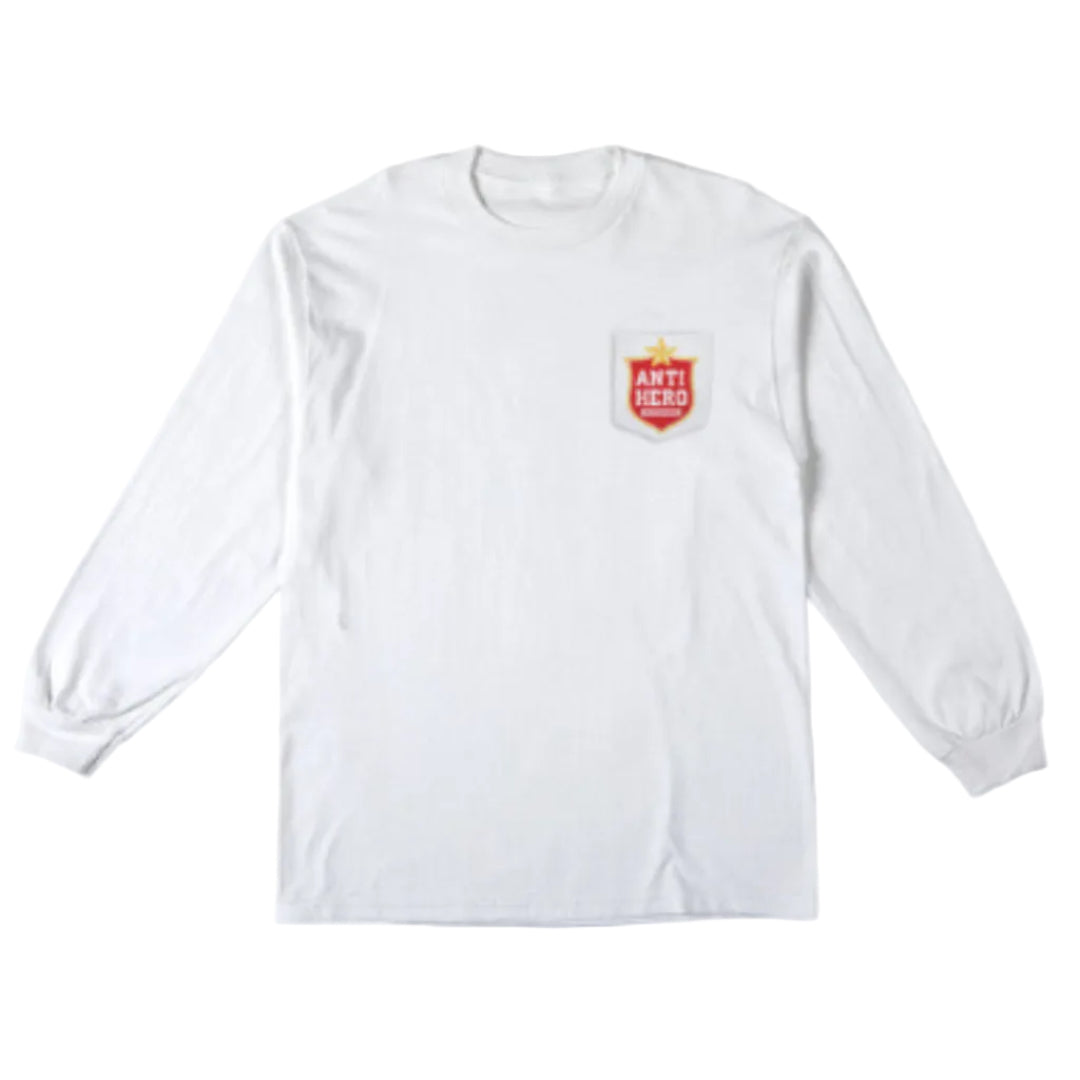 Anti Hero Bottle Cap Long Sleeve T-Shirt - White