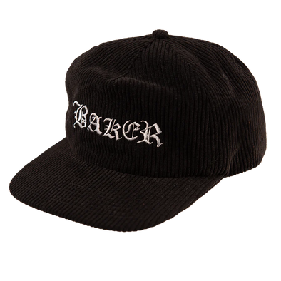 Baker OLD E Corduroy Hat (Black/Grey)