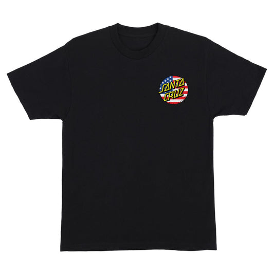 Santa Cruz 4th Of July Dot Heavyweight T-Shirt - Black