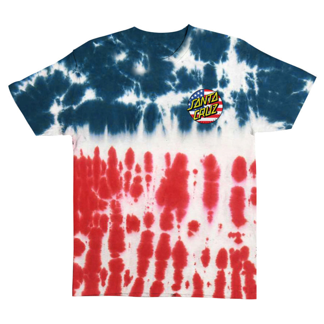 Santa Cruz 4th Of July Dot V2 Flag Midweight T-Shirt