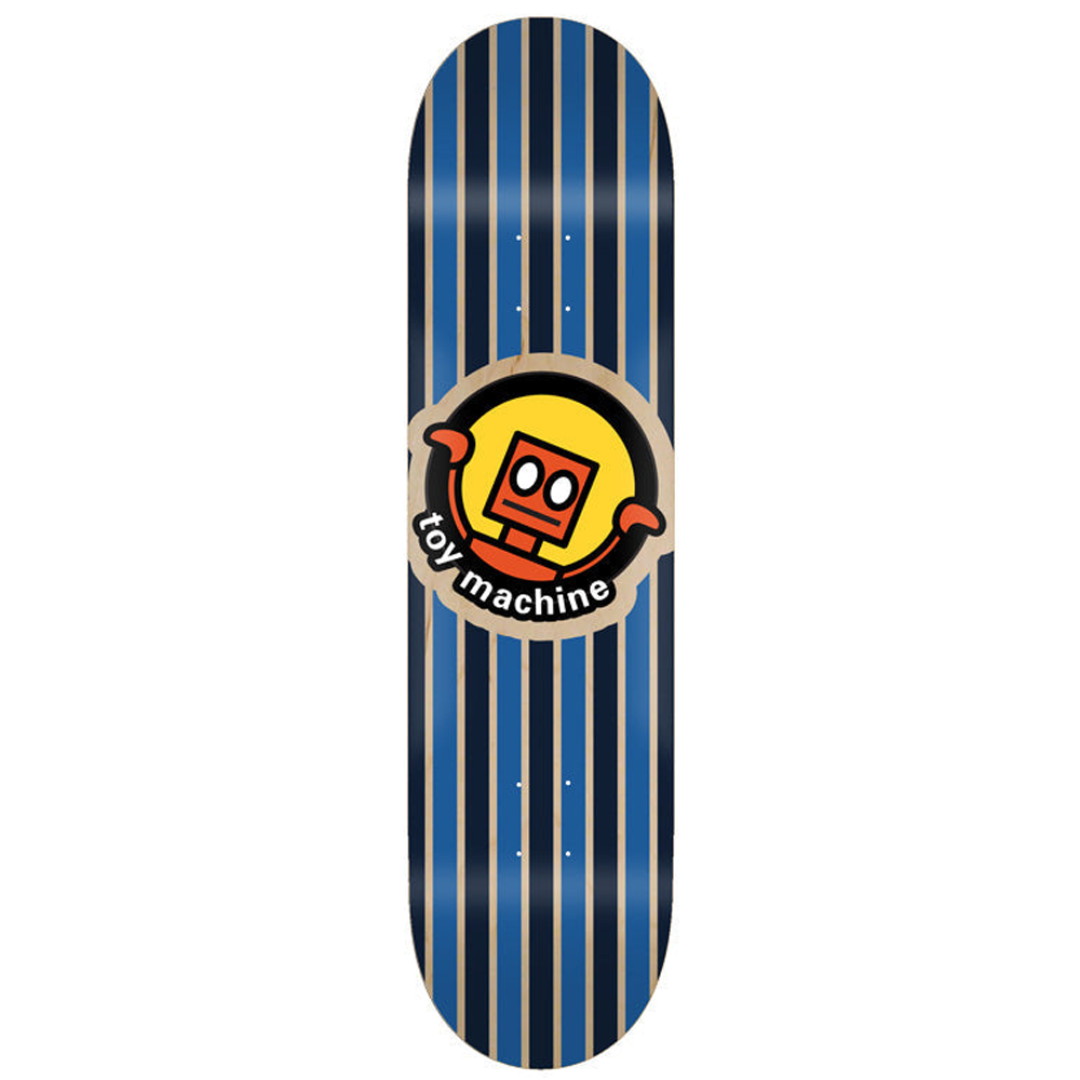 Toy Machine Robot Blue Stripes Deck 8.0