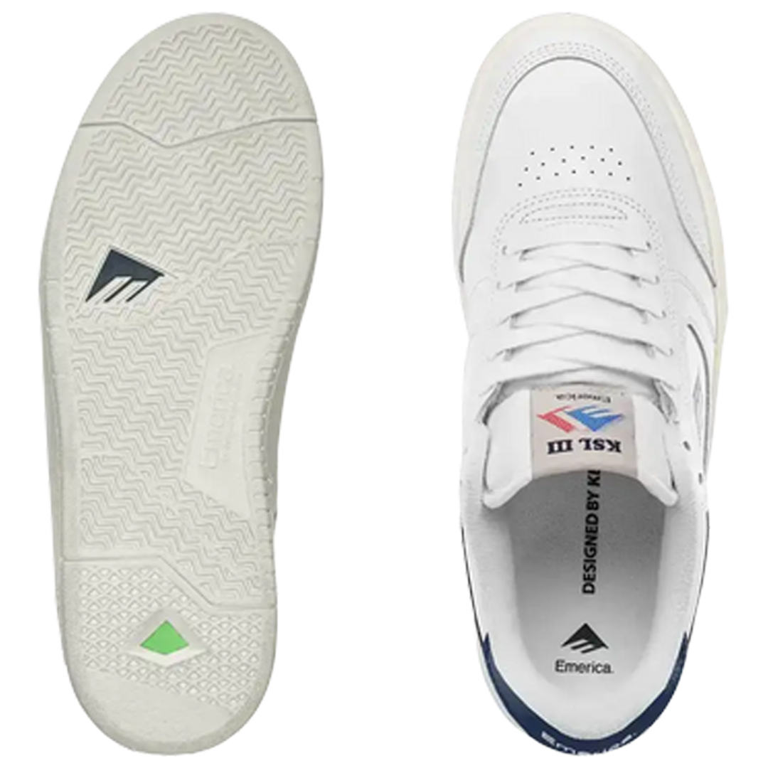 Emerica KSL lll Shoes - White – Warped Skate Shop