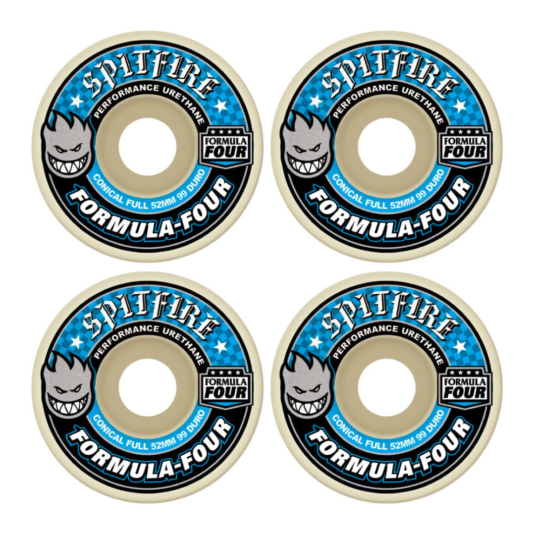 Spitfire Formula Four Conical Full 54mm 99D Wheels
