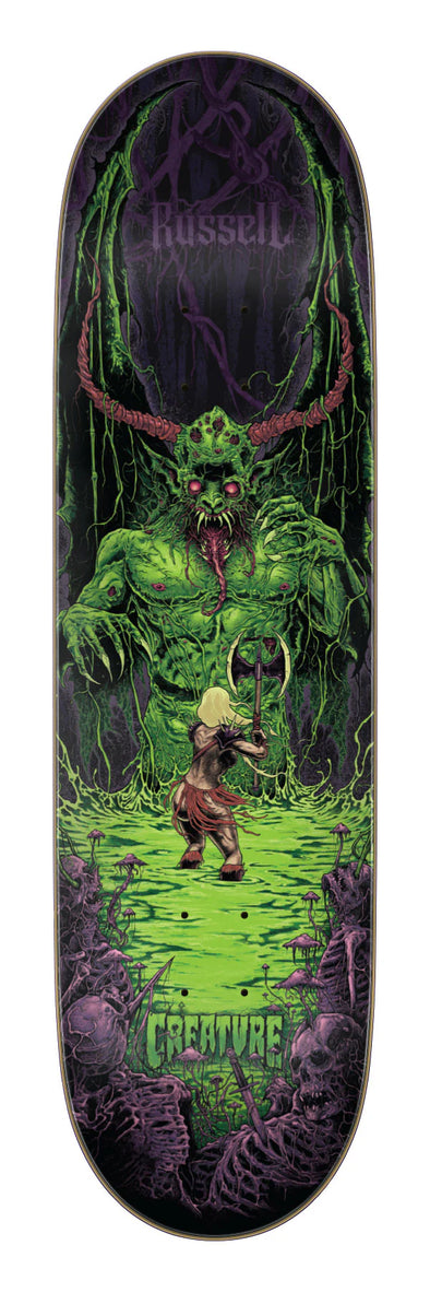 Russell Swamp Creature Skateboard Deck 8.6
