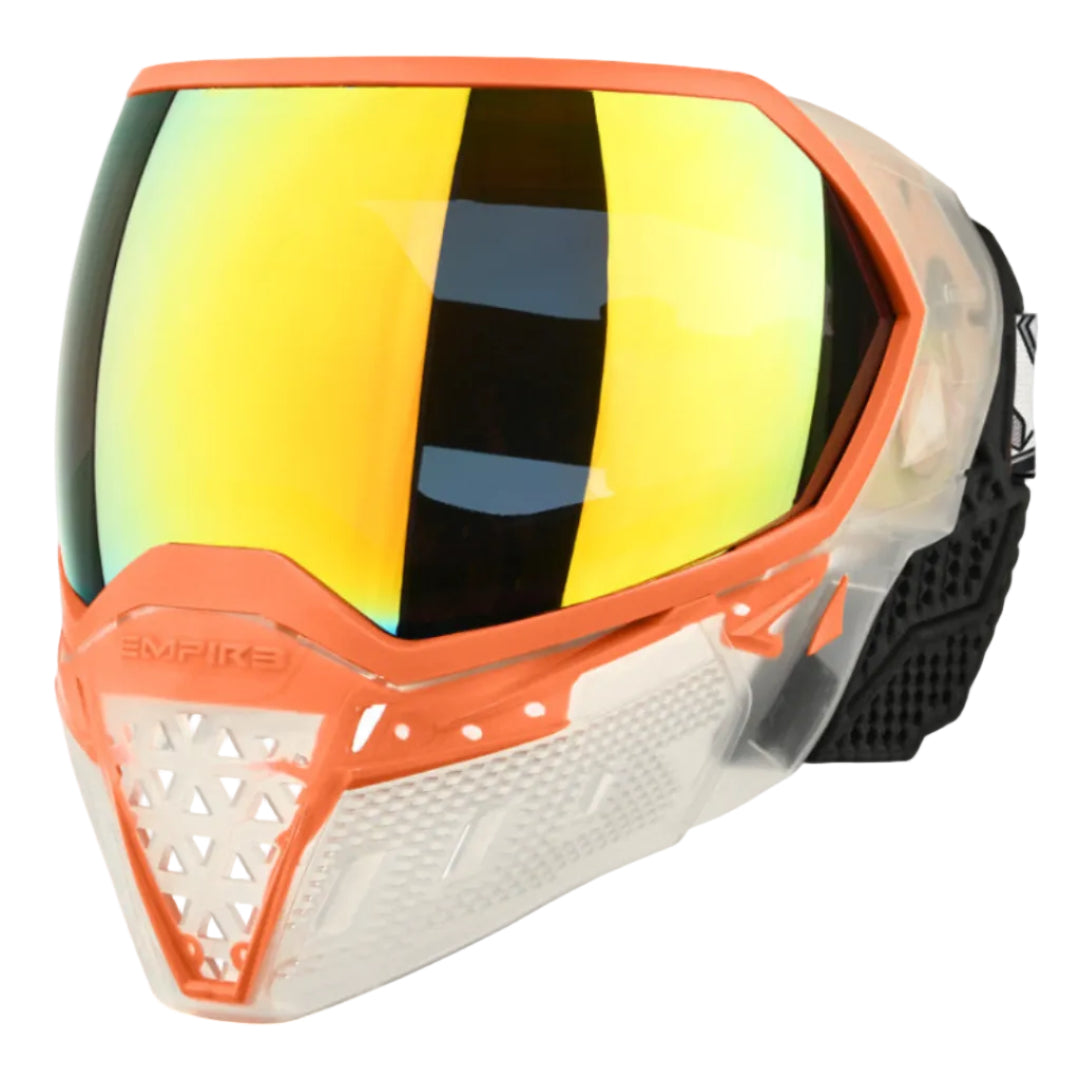 Empire EVS Paintball Mask Thermal Fire Mirror - Crystal Clear/Red