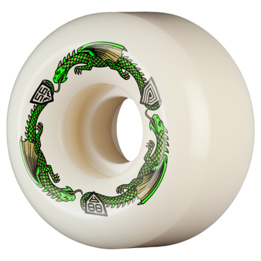 Powell Peralta Dragon Formula Green 56mm 88D Wheels