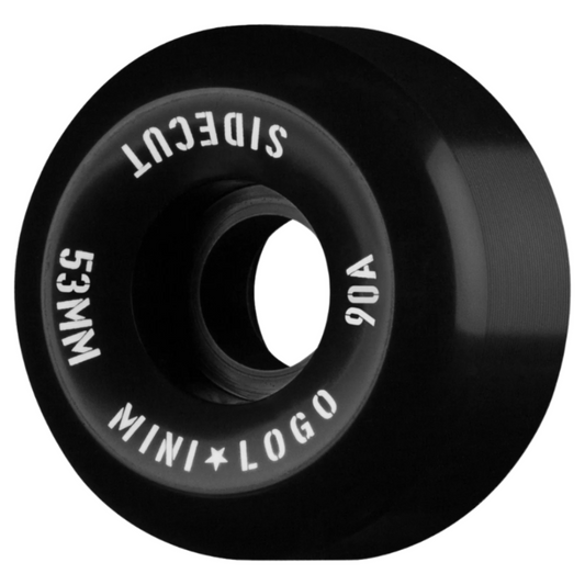 Mini Logo Hybrid Sidecut Black 53mm 90D Wheels