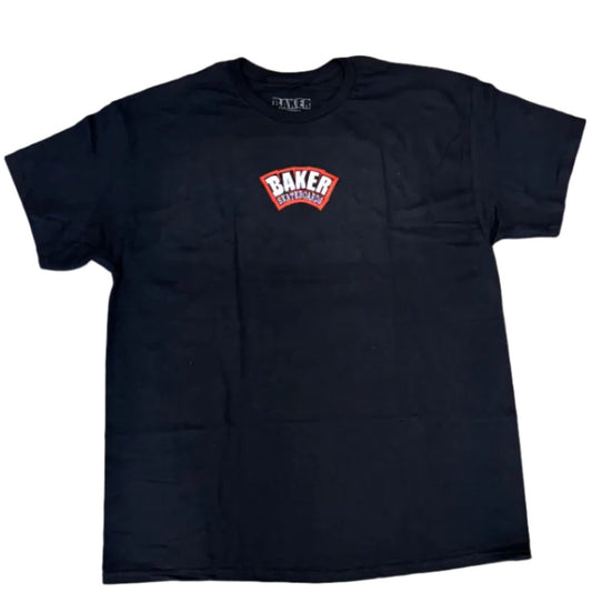 Baker Arch Logo T-Shirt - Black/Red