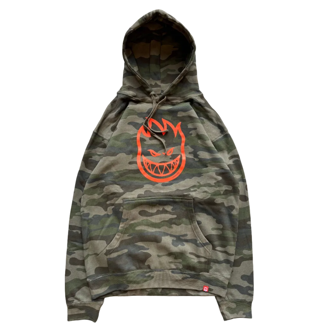 Spitfire Bighead Forest Hoodie - Camo/Orange