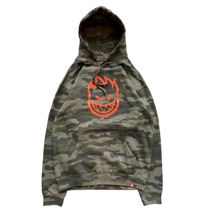Spitfire Bighead Forest Hoodie - Camo/Orange