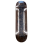 Warped Logo Deck 8.75 - Stained Brown