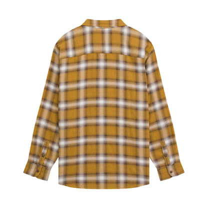 Vans Lawson Plaid Flannel Shirt - Fuel Yellow