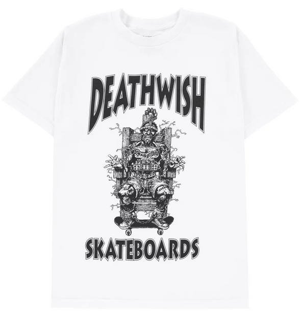 Deathwish Death Chair T-Shirt (White)