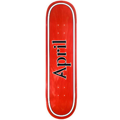 April Team AP Red OG Logo Deck