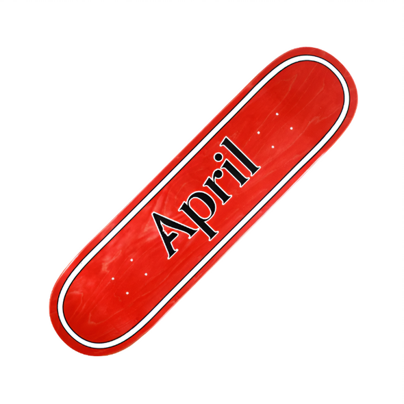 April Team AP Red OG Logo Deck