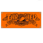 Anti-Hero X Thrasher Eagle 40" x 16" Flag - Orange