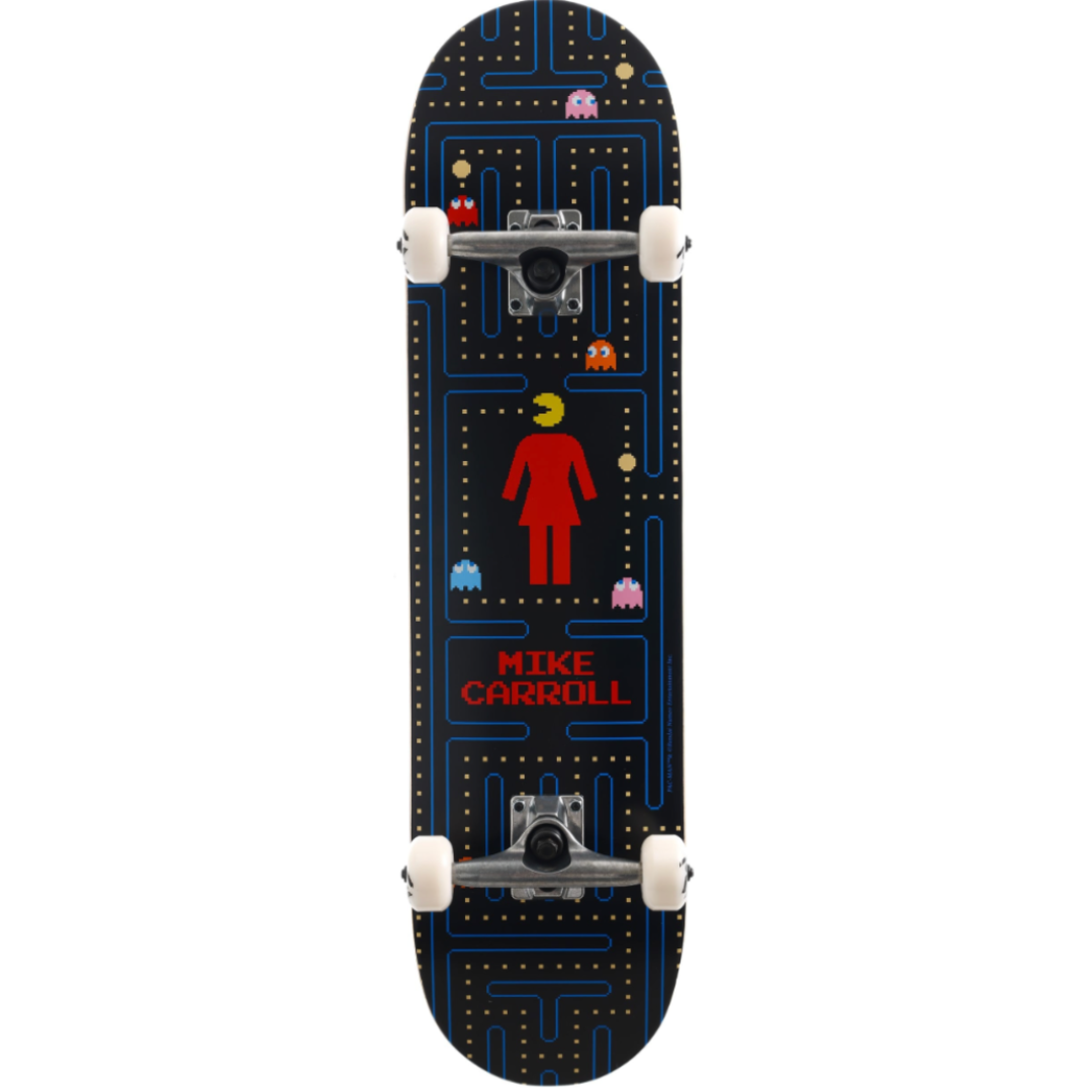 Girl Carrol Pac-Man Complete Skateboard 7.75