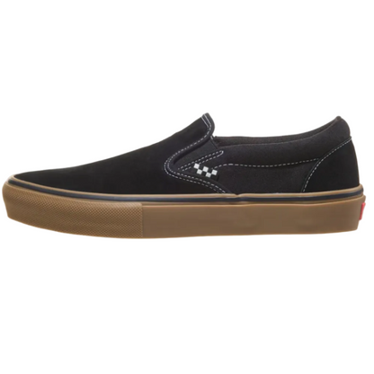 Vans Skate Slip-On Shoes - Black/Gum