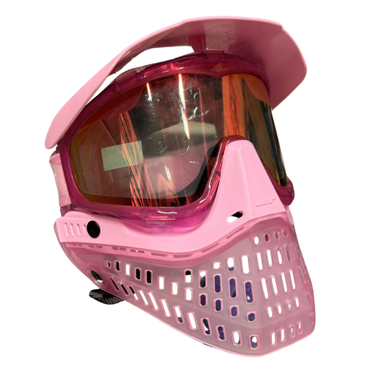 JT ProFlex Paintball Mask - Ice Birthstone Edition - October - Opal w/ Chromatic Red Lens