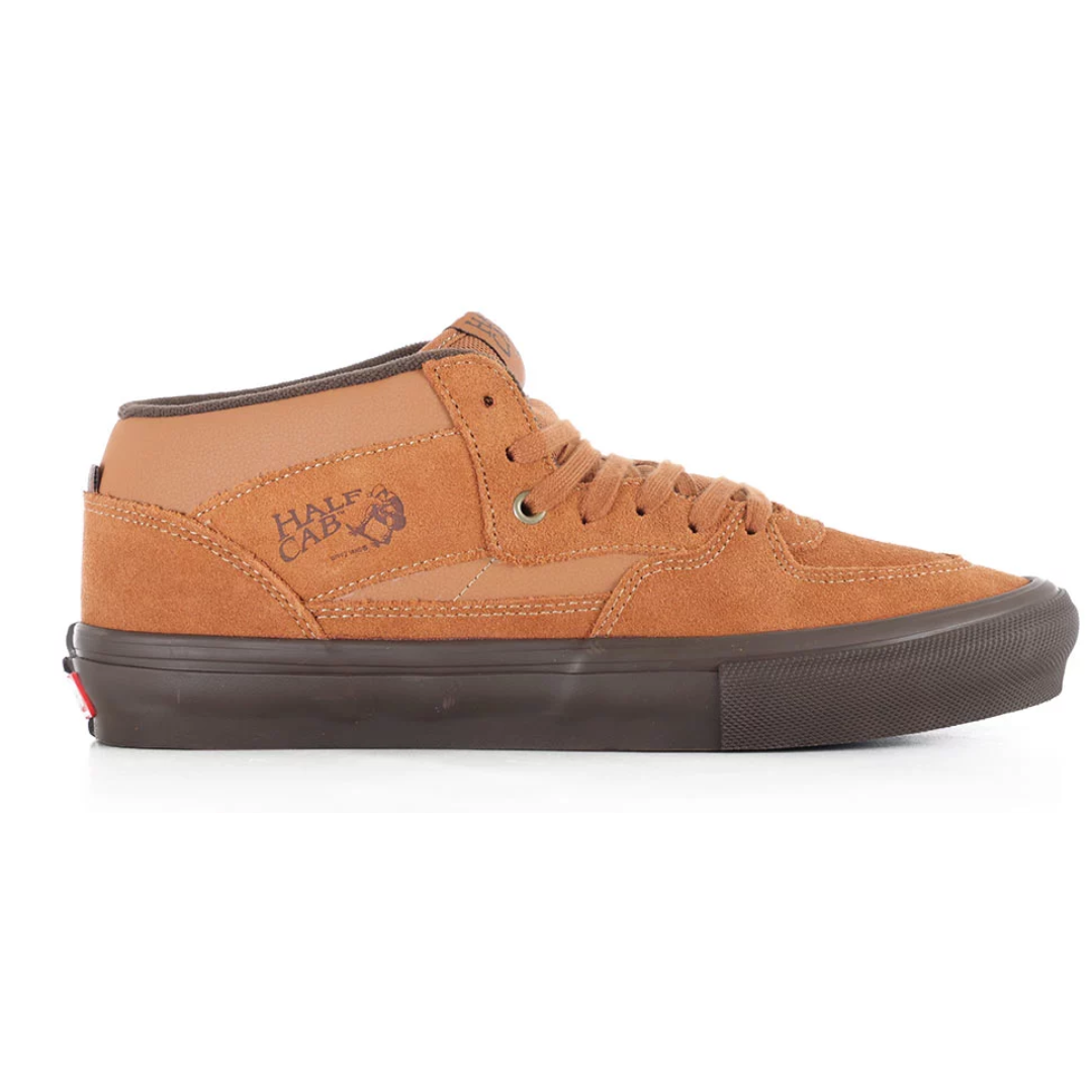 Vans Skate Half Cab Shoes - Golden Brown/Gum