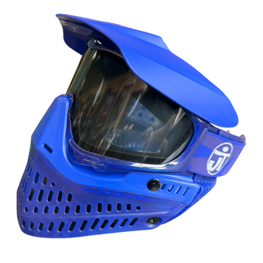 JT ProFlex Paintball Mask - Ice Birthstone Edition - September (Sapphire) - Smoke Lens