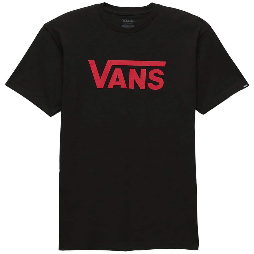 Vans Classic Logo T-Shirt - Black/Red