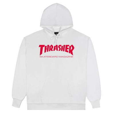 Thrasher Skate Mag Hoodie (White/Red)