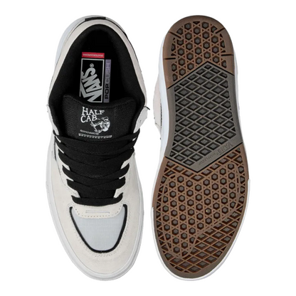 Vans Skate Half Cab Wafflecup Shoes - White/Black