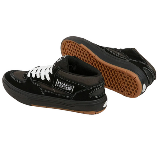 Vans Skate Half Cab Wafflecup Shoes - Black/Asphalt