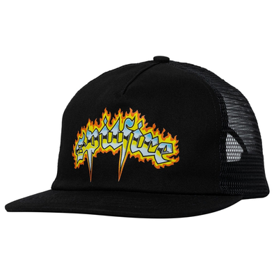 Spitfire Chrome Venom Snapback Hat (Black)