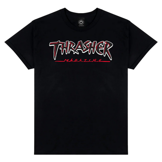 Thrasher Splash T-Shirt - Black