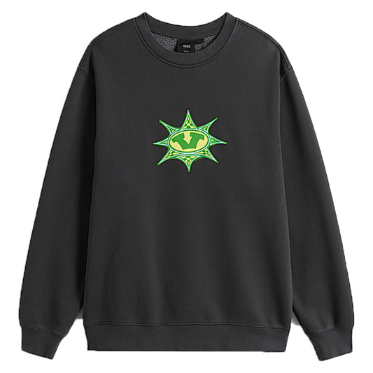 Vans Star Checker Crewneck Sweatshirt - Black