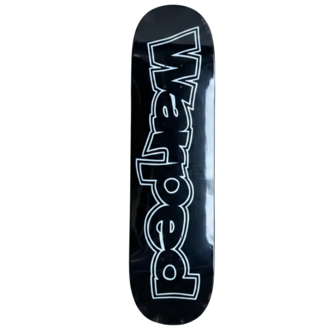 Warped Logo Deck 8.5 - Black