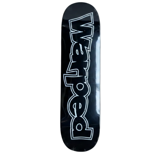 Warped Logo Deck 8.38 - Black