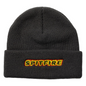 Spitfire Flame Script Cuff Beanie - Charcoal