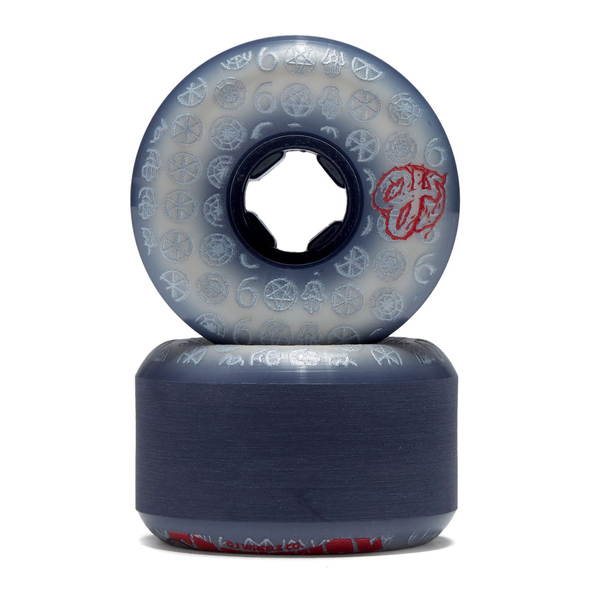 54mm Bloodsuckers Hardline 97a OJ Skateboard Wheels (White)