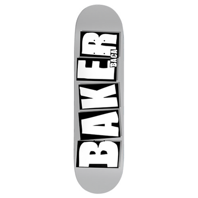 Baker Baca Brand Name 8.5 Deck (Grey)