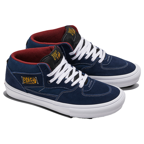 Vans Skate Half Cab Shoes (Navy/Burgundy)