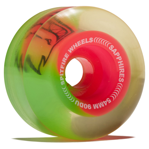 Spitfire Sapphires 90D Wheels (Pink/Green)