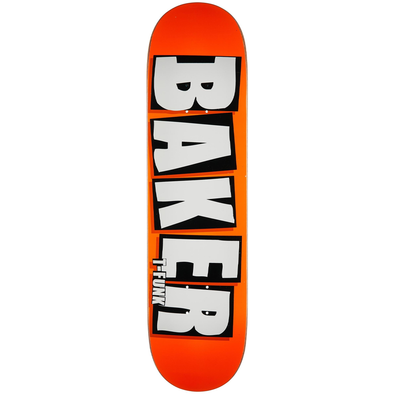 Baker T-Funk Brand Name Neon Deck 8.25 (Neon Orange)