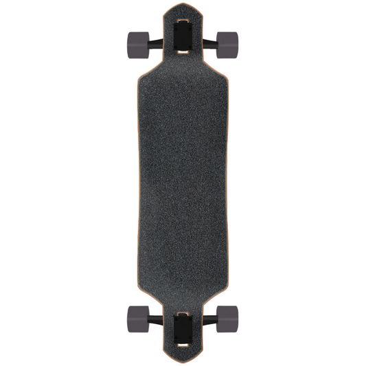 Santa Cruz Screaming Scratched Hand Dot Drop Thru Longboard 9.0