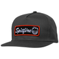 Spitfire Courier Patch Snapback Hat - Charcoal